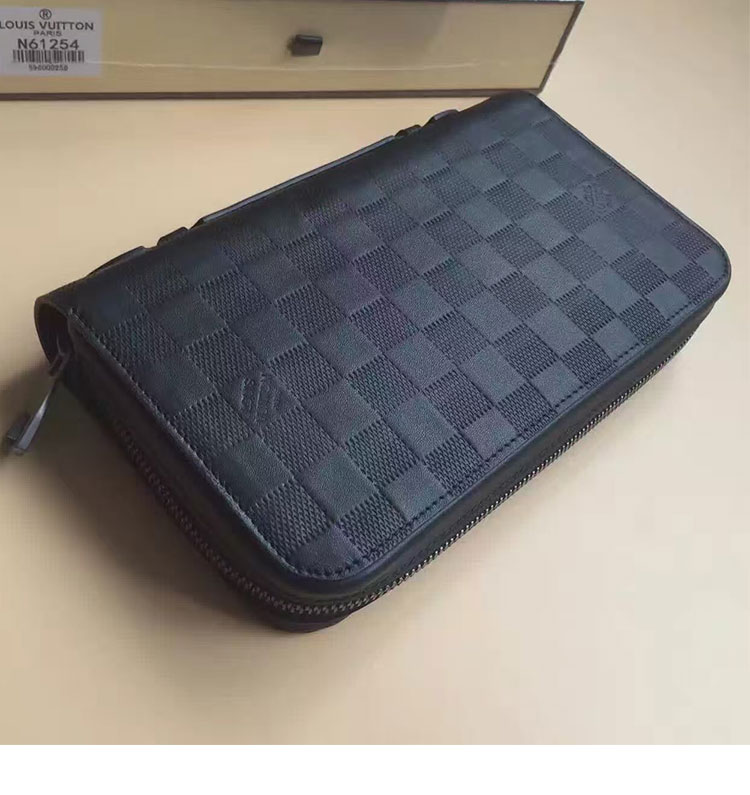 【ルイヴィトン LOUIS VUITTON】N61254 高品質 ファスナ付き 長財布